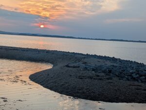 The sun rise