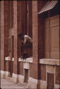 Black Man is Jobless Sits